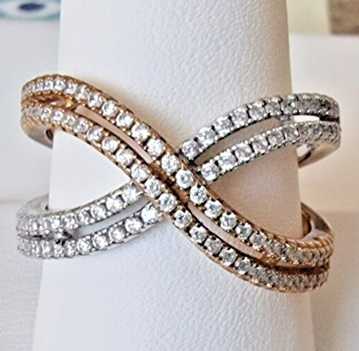 JCM SOLID MULTI-TONE 925 STERLING SILVER AND GOLD… - image 4