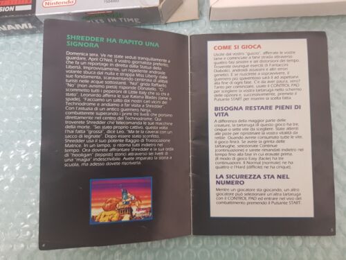 TEENAGE MUTANT NINJA TURTLES IN TIME PAL GIG ITA SUPER NINTENDO SNES + PROTECTOR - Bild 10 von 10