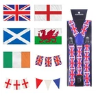 British Flags Bunting King Charles III Euros Football England Scotland Wales UK