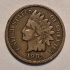 Nicer Low Mintage 1909 Indian Head Cent