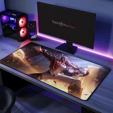 Draven Skin Collection - League Of Legends Desk Mat Mouse Pad Gaming V6