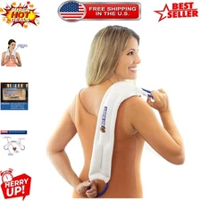 Microwavable Neck Heating Pad Wrap - Natural Pain Relief for Muscles 4.25x23