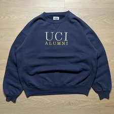 VTG 90s University California Irvine UCI Size XL Russell Athletic Crewneck USA