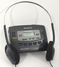 Sony Walkman WM-FX405 AM/FM Radio Cassette  Headphones, New Belt, Reconditioned