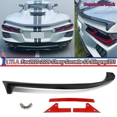 For 2020-2026 Corvette C8 Stingray Z51 Low Profile Style Trunk Wing Rear Spoiler