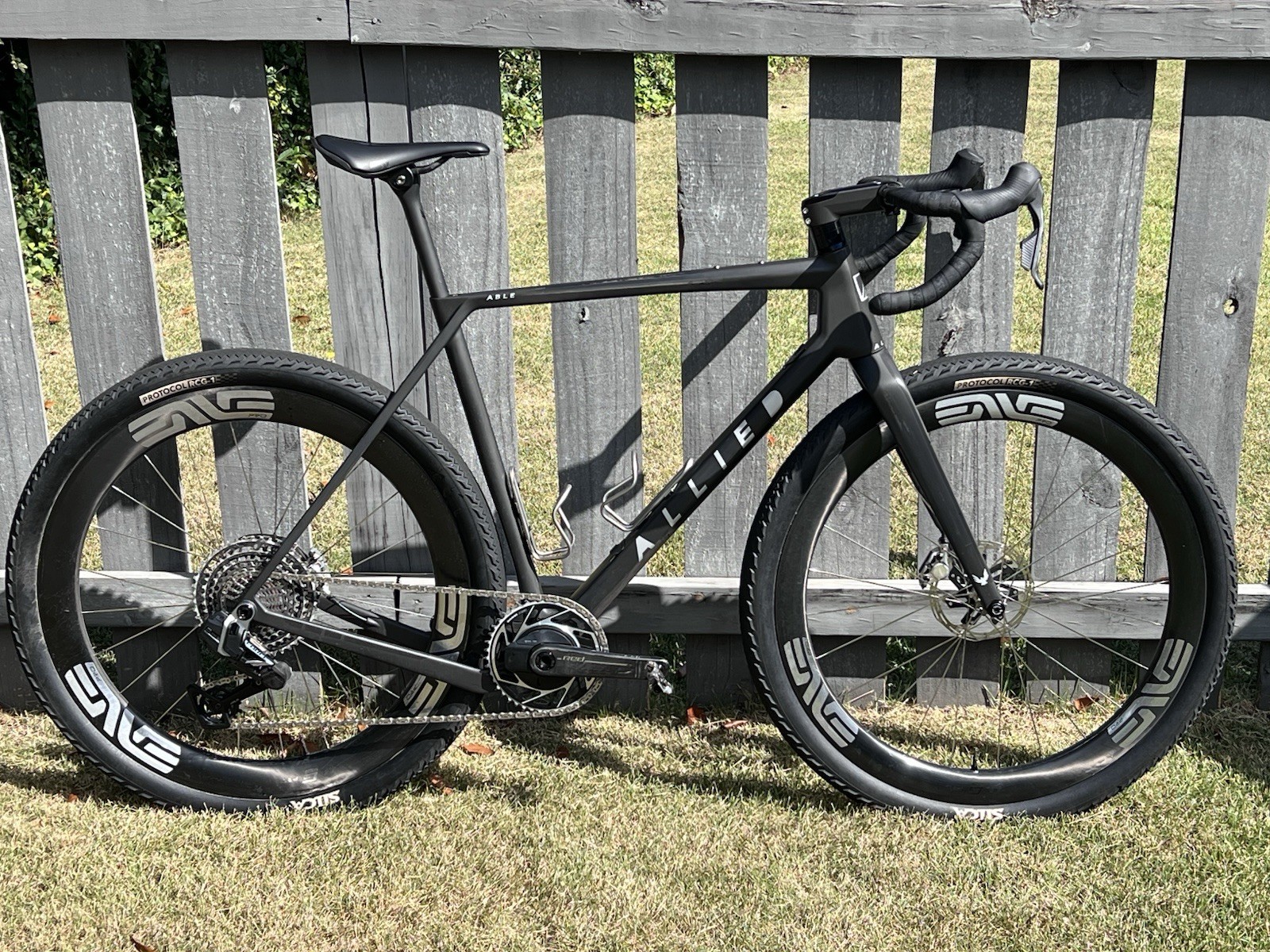 Allied Able 58cm - SRAM RED XPLR 13sp w/ Power Meter, ENVE G 4.5 Pro Wheels
