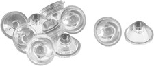 Clear High Power LED Lens Reflector Collimator 5 Degree 20Mm 10Pcs