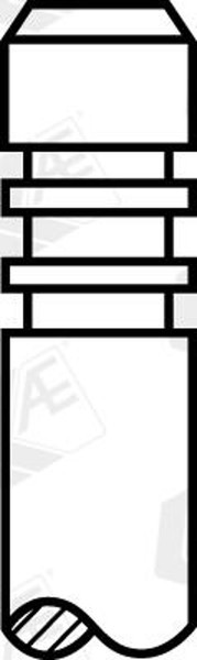 AE Auslassventil V95288 Bimetall Chrom-Mangan-Nickelstahl FüR Renault Clio 5 2 3-image