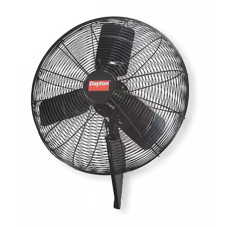 Dayton 2Rdz8 Light Duty Quiet Design Industrial Fan, Wall Mount, 24 In Blade