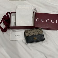 Gucci Marmont card case wallet Bi-color GG Marmont card case wallet