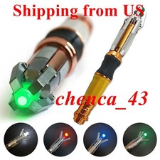 US  11th Doctor Who Metal Sonic Screwdriver Replica Fully Metal Part Xmas Gift