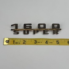Vintage Porsche 356 1600 Super Rear Decklid Engine Lid Emblem Badge Metal Oem Vintage Porsche 356 1600 Super Rear Decklid Engine Lid Emblem Badge Metal Oem