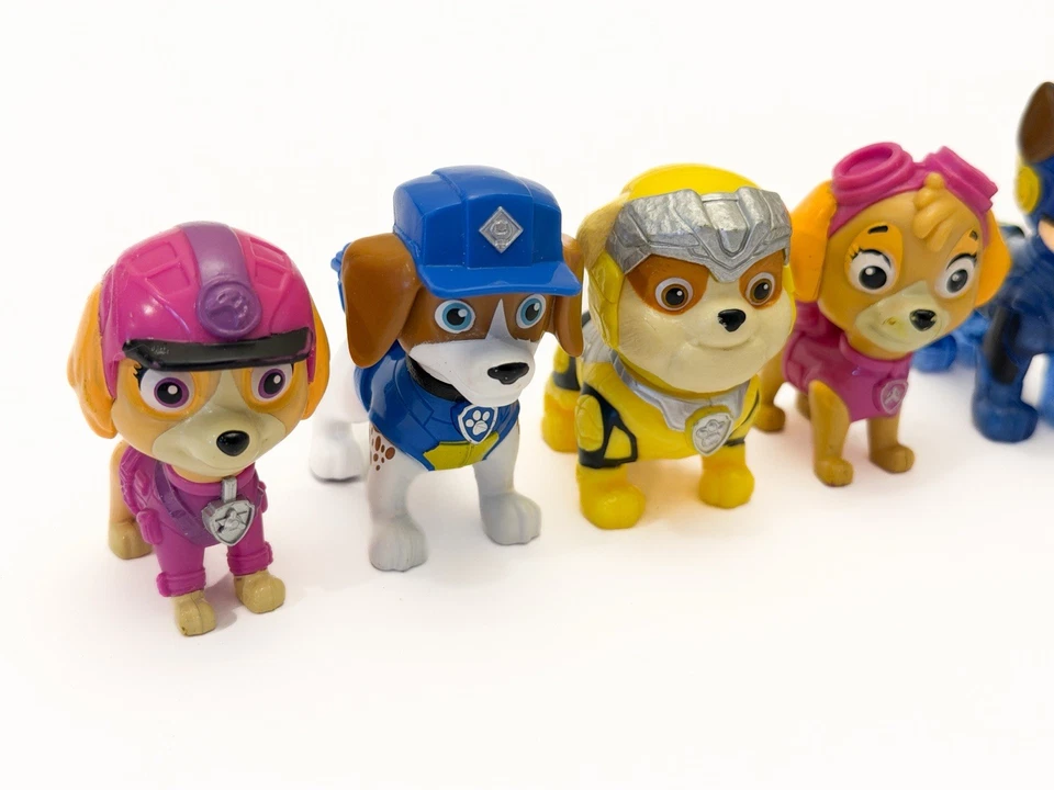Paw Patrol Lot 8 Character Figures 1 Lunch Bag Clean Set Girls Boys Toys Chase - Image 3 of 4