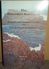 The Devonshire Association vol 132 Exeter 2000  VGC