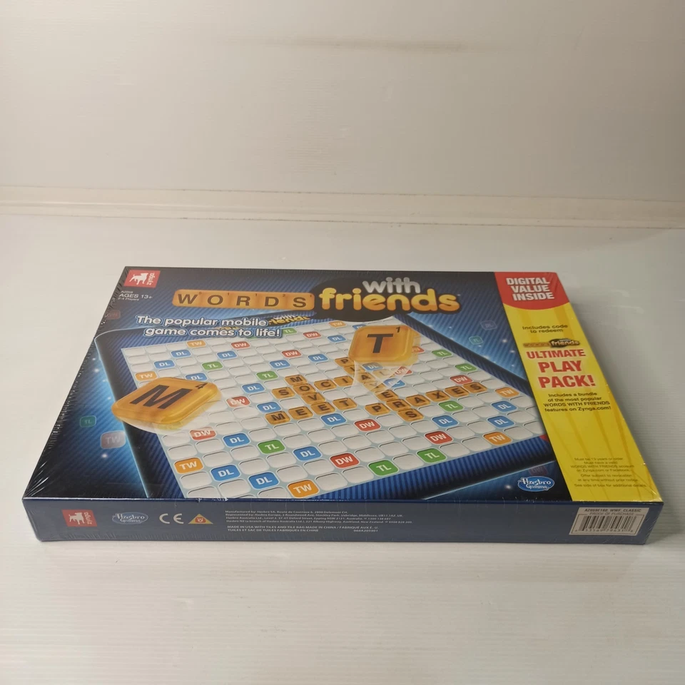 Juego de mesa Palabras con amigos Scrabble Zynga edades 13+ 2-4 jugadores nuevo Foto 3 de 4