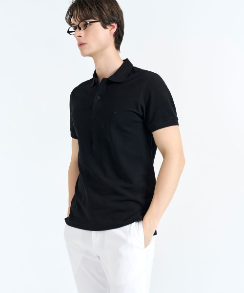 Brooks Brothers Black Polo Shirt Classic Fit Cotton Men’s Top