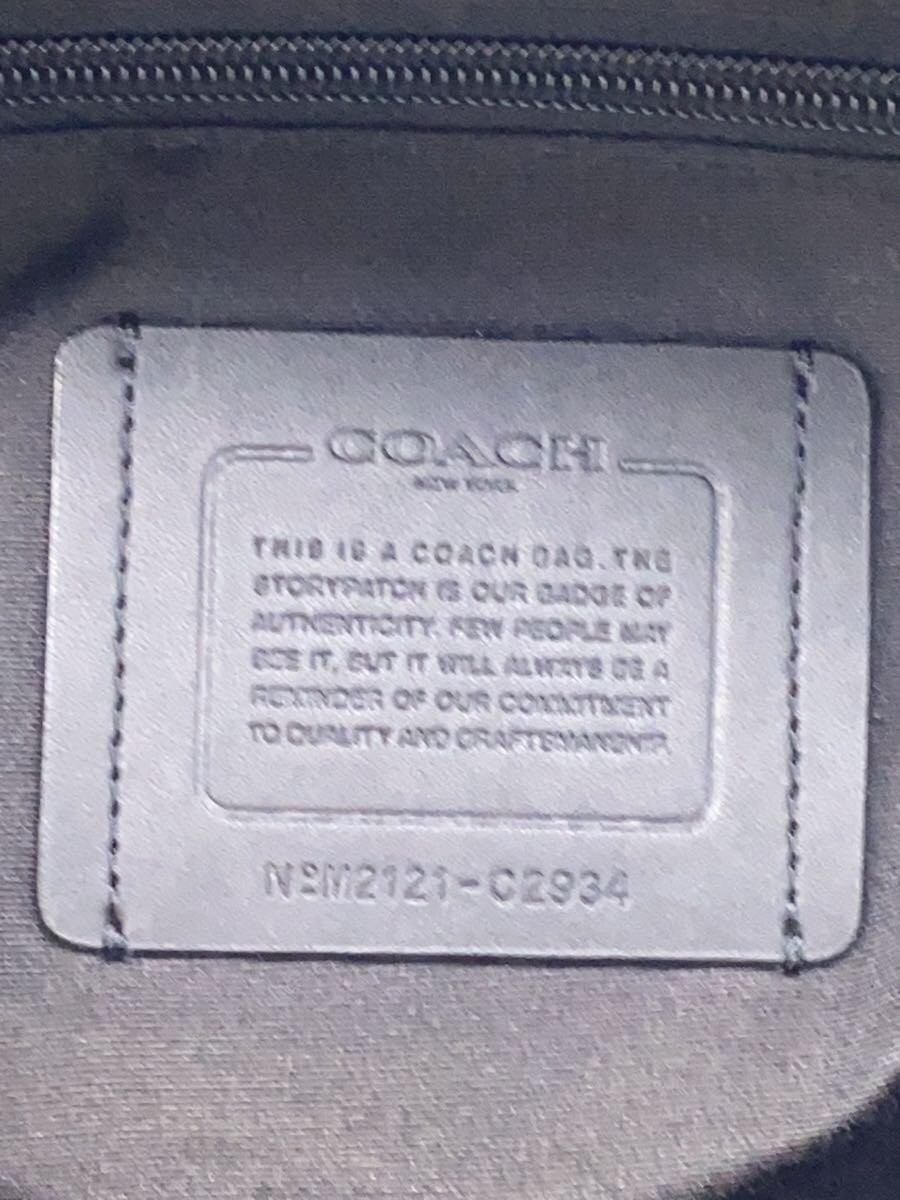 Coach Backpack Leather Blk Solid C2934 K6y48 - image 5