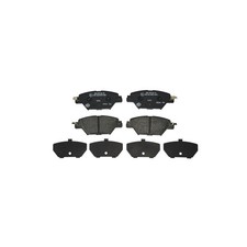 Bremsbelagsatz Scheiben inkl. Verschleißwarnkontakt 14,4 mm HELLA für MAZDA CX-9