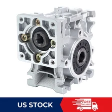 NMRVS030 Worm Gearbox Gear Speed Reducer Ratio 50:1 for Nema23 Stepper Motor