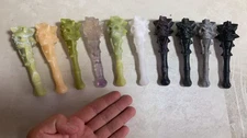 wholesales 10pcs 4.0''   many type stone Carved scepter - skull