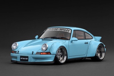 1:18 RWB Backdate (Porsche 911) -- Light Blue -- Ignition Model IG3878