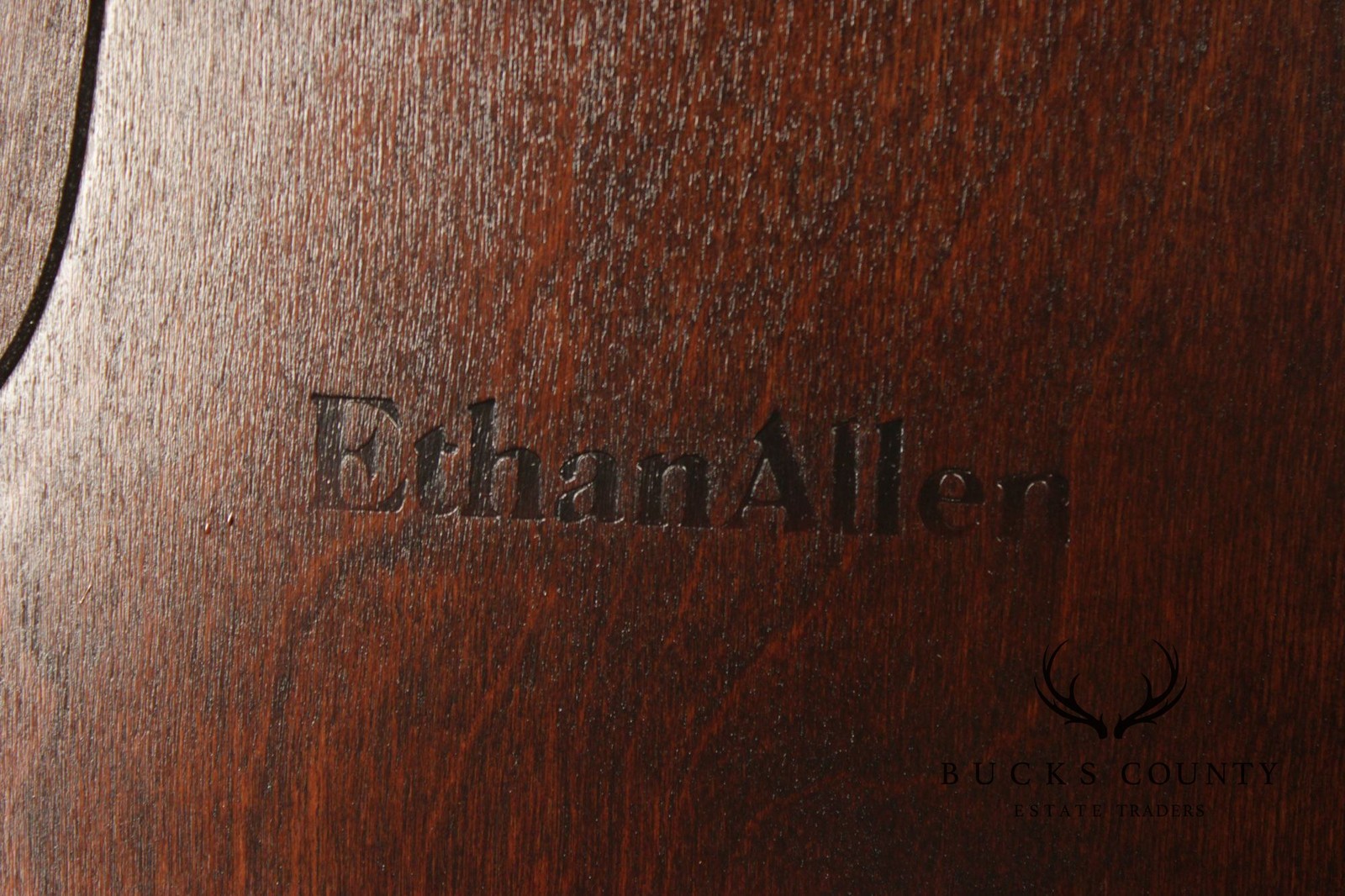 Ethan Allen Georgian Court Cherry Cheval Mirror