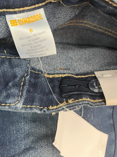 GYMBOREE JEANS SHOP DENIM BOOT CUT BASIC JEANS Size 6 NWT - Picture 4 of 5