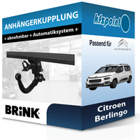 für Citroen Berlingo 06.2018-Jetzt Brink AnhäNgerkupplung Abnehmbar Neu