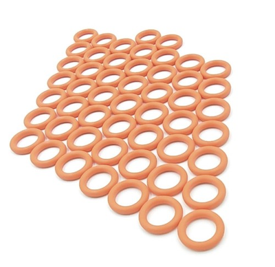 #ad 50 Pack 1 4quot; Pressure Washer Quick Coupler QD Colored O Rings Red Silicone $17.41