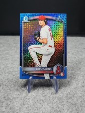 2025 Bowman Draft - Chrome Chase Shores #BDC-142 Blue Mojo Refractor /150 (RC)