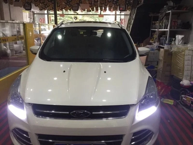 DRL For Ford Kuga Escape 2013 2014 2015 2016 LED Daytime Running Light Fog Lamp - Image 4 of 4