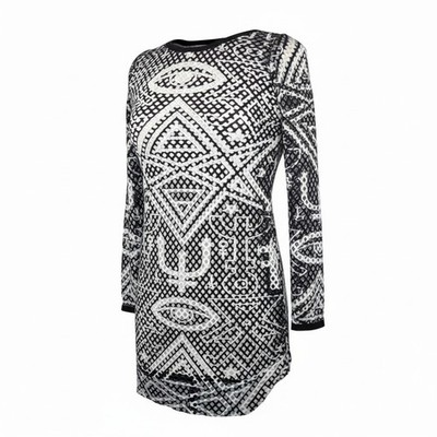 Killstar Black & White Sheer Mesh Bodycon Dress Women's XS Gothic Grunge Metal