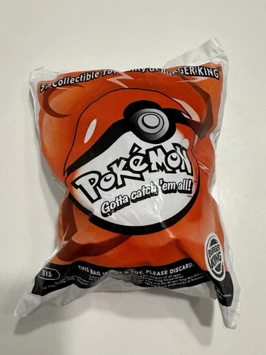 Vintage 1999 Pokemon 76-15 Gotta Catch Em All! Burger King Sealed Toy