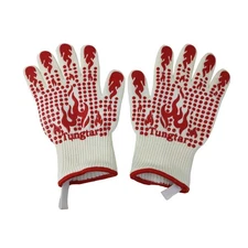 Ove Gloves mit BBQ Heat Proof Oven Mitts 11Inch 1472℉ guantes para Caliente G...