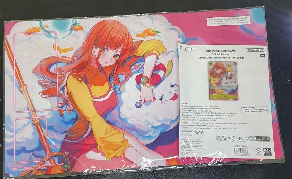 Zeus NAMI OP11-106 Promo Playmat Bandai Card Games Fest 24-25 ONE