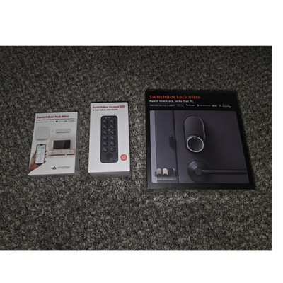 SwitchBot Lock Ultra Smart Door Lock Keypad Hub Mini Alexa Google Siri IFTTT