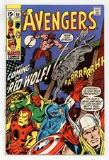 Avengers #80 FN+ 6.5 1970 1st app. Red Wolf