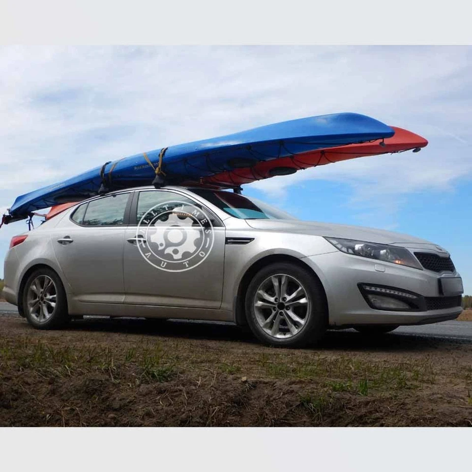 43-49" Top Roof Rack Cross Bar Luggage Carrier W/ Lock For Kia Optima Sedan CT - Imagem 2 de 4