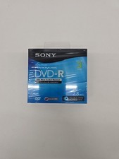 Sony Handycam Dvd-R 3 Pack 60min 2.8GB Double Sided Double Faced Discs SEALED