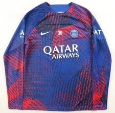 Lionel Messi PSG 2022-23 Match Worn Warm-Up Shirt MEARS Authenticated