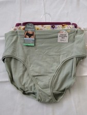 Bali DFLEB3 Cotton Collection 8/XL Brief Panty - 3 Pack ASSORTED COLORS NWT