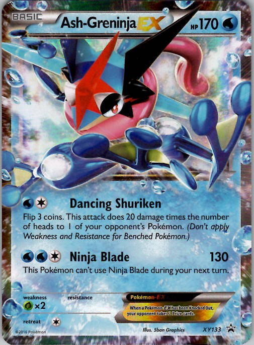 Ash-Greninja EX - XY Promos XY133 Holo LP