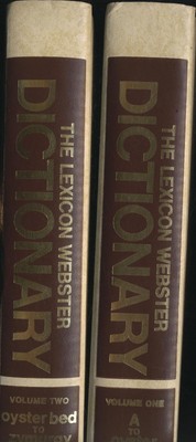 The New Lexicon Webster Dictionary of the English Language - 2 volumes Pei, Mari