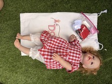 Doll Reborn Realistic, Life Like Doll With Accessories, Shoes, Dress
