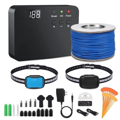 Electric Fence for Dogs, Upgraded Underground Above Ground Electric Dog Fence...
