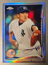 Topps 2014 Chrome Refractor Rookie Masahiro Tanaka Yankees #10 Card