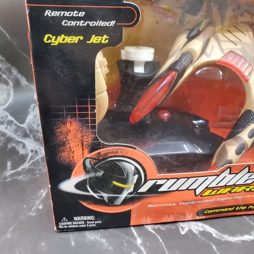 Rumble Wars Remote Controlled Tan Camo Cyber Jet 2001 Trendmasters Brand New - Picture 5 of 15