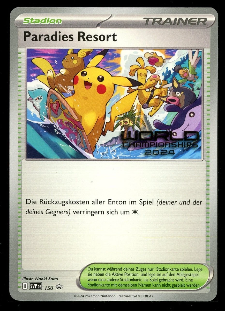 2024 ポケモンカード Paradise Resort #150 2024 Pokemon PORTUGUESE Worlds Paradise Resort Paradise Please 150