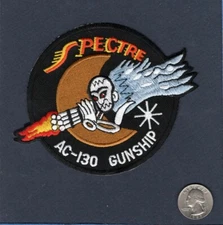 AC-130 HERCULES SPECTRE GUNSHIP USAF Lockheed Special Operations Squadron Patch