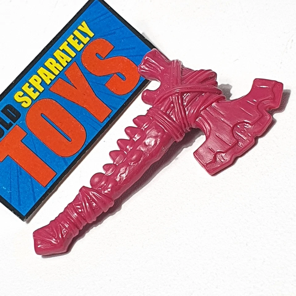 TMNT Dino Tyranno Shredder AXE ax original 1997 Ninja Turtles accessory weapon - Image 3 of 4